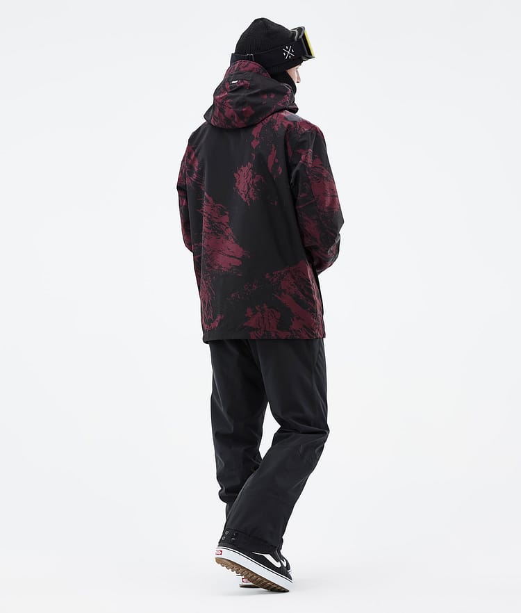 Dope Blizzard 21 Snowboardjacke Herren Paint Burgundy, Image 5 of 9