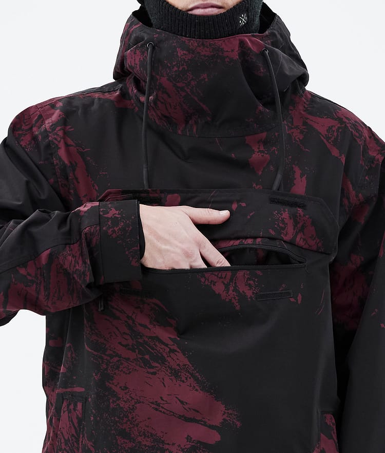 Dope Blizzard 21 Snowboardjacke Herren Paint Burgundy, Image 9 of 9