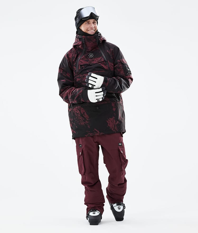 Dope Akin 21 Skijacke Herren Paint Burgundy, Image 4 of 10