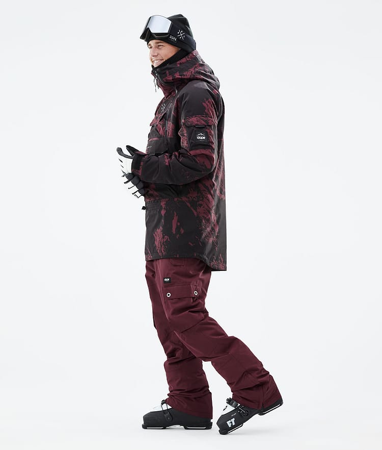 Dope Akin 21 Skijacke Herren Paint Burgundy, Image 5 of 10