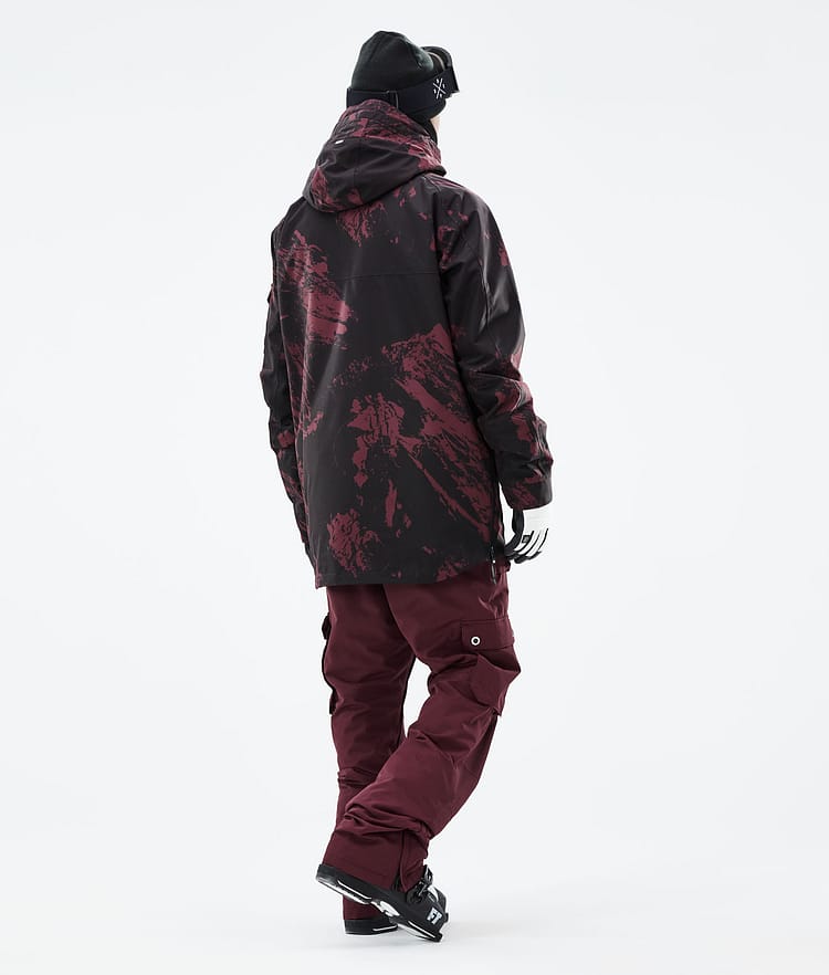 Dope Akin 21 Skijacke Herren Paint Burgundy, Image 6 of 10