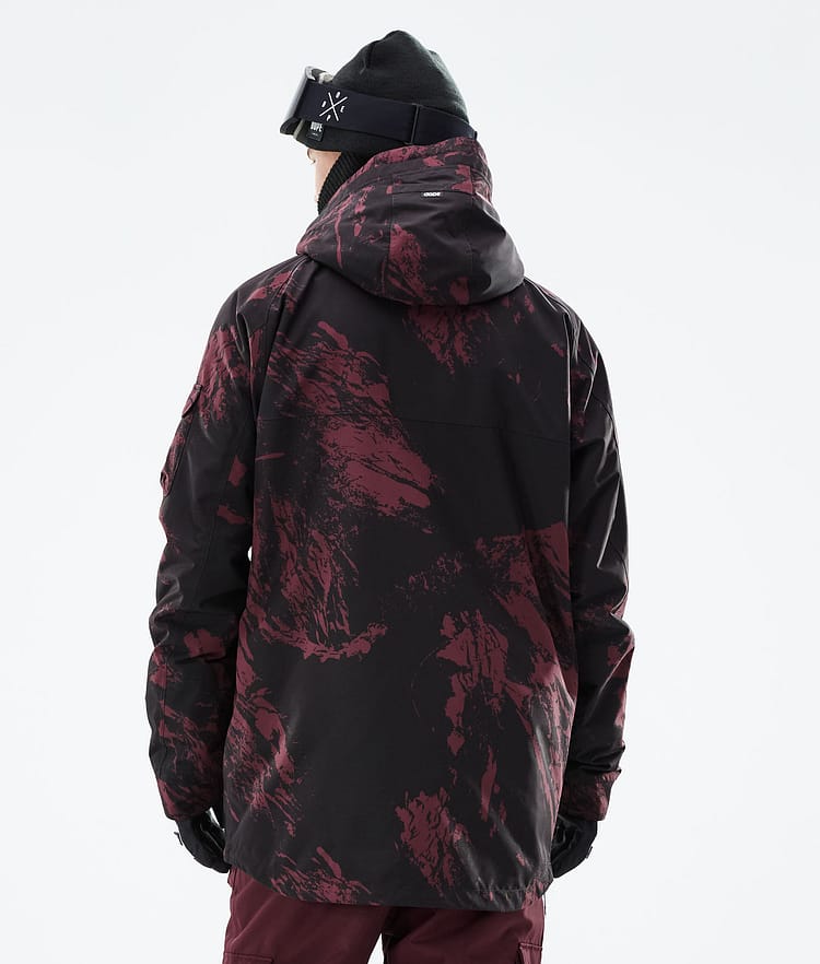 Dope Akin 21 Snowboardjacke Herren Paint Burgundy, Image 8 of 10