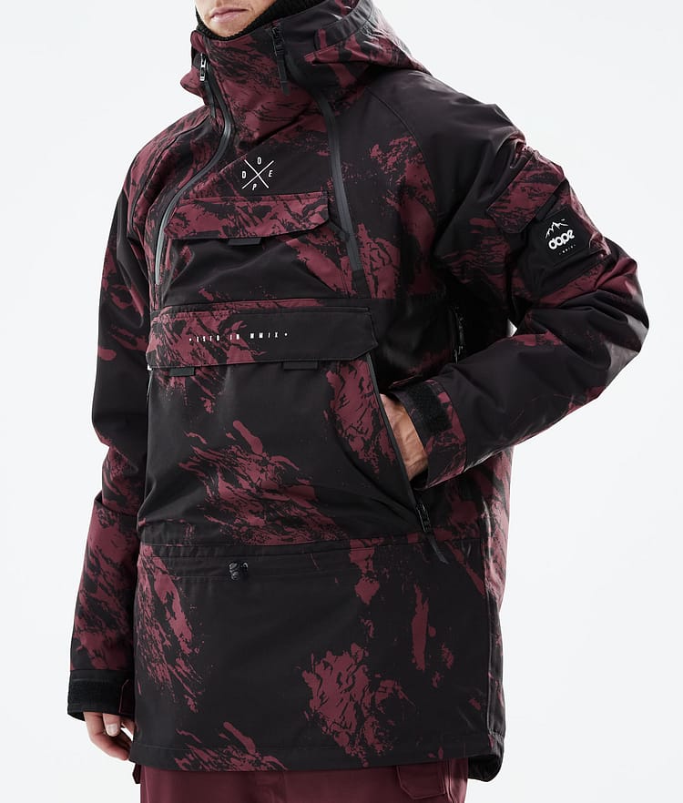 Dope Akin 21 Skijacke Herren Paint Burgundy, Image 9 of 10