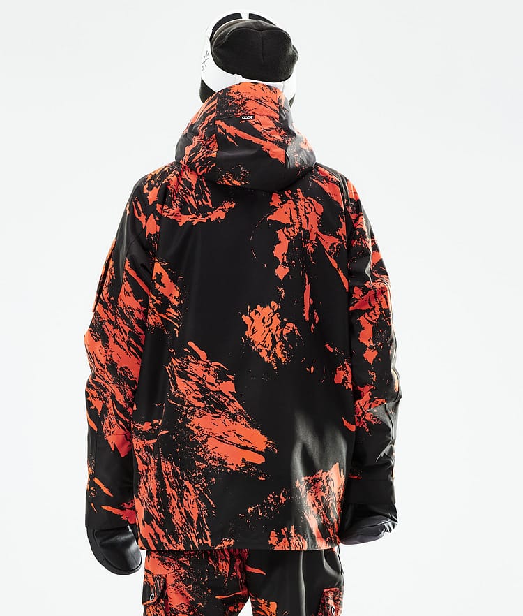 Dope Annok 21 Snowboardjacke Herren Paint Orange, Image 3 of 10