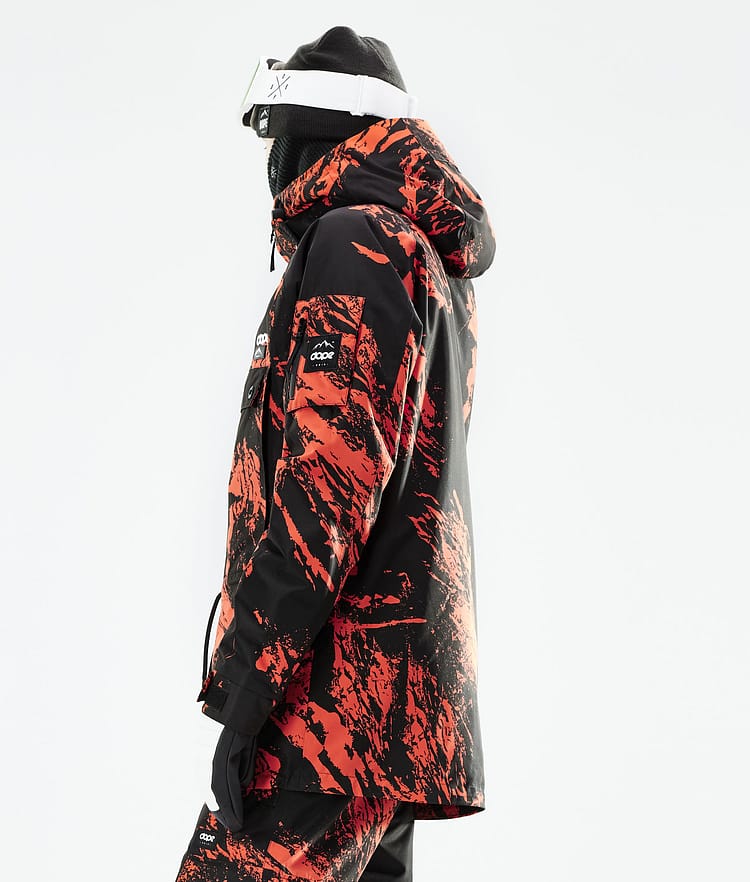 Dope Annok 21 Skijacke Herren Paint Orange, Image 7 of 10