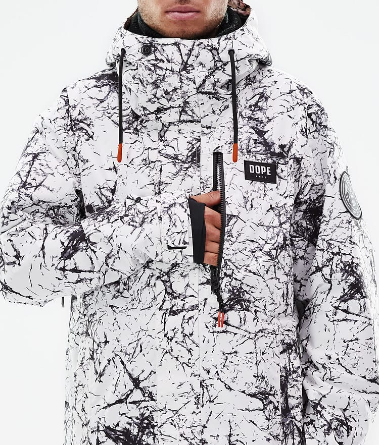 Dope Blizzard Full Zip 2021 Snowboardjacke Herren Rock, Bild 10 von 11