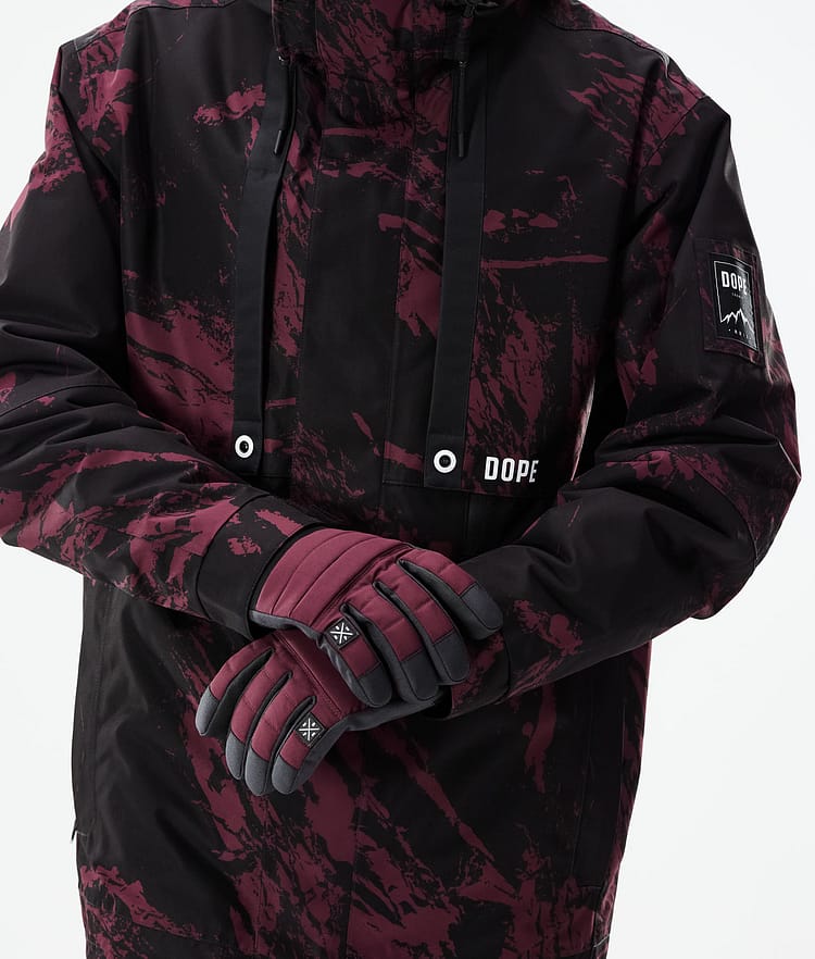 Dope Mojo Snowboardjacke Herren Paint Burgundy, Image 2 of 11