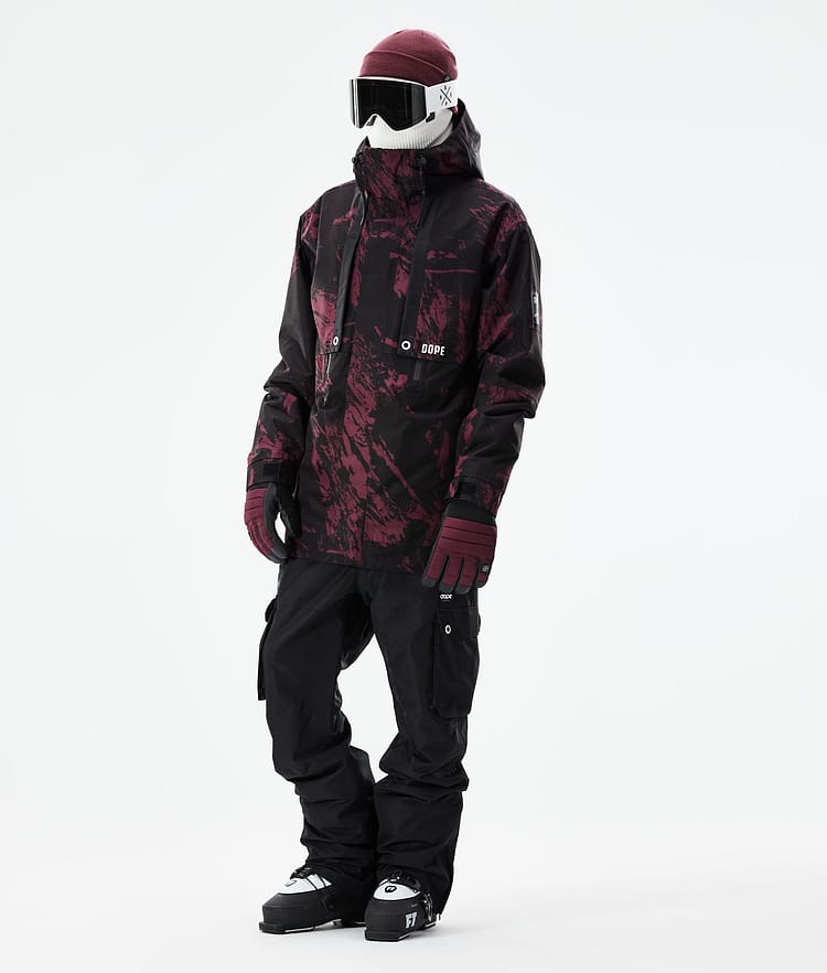 Dope Mojo Skijacke Herren Paint Burgundy, Image 4 of 11