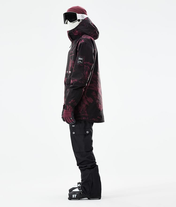 Dope Mojo Skijacke Herren Paint Burgundy, Image 5 of 11