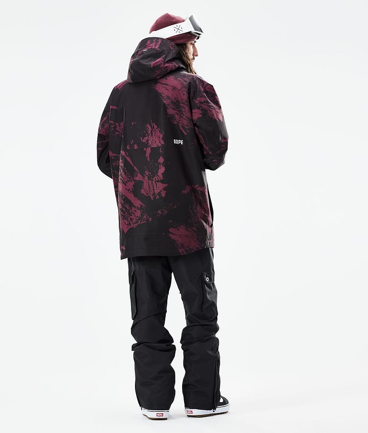 Dope Mojo Snowboardjacke Herren Paint Burgundy, Image 6 of 11