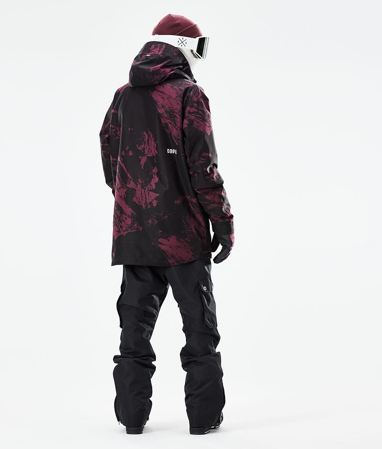 Dope Mojo Skijacke Herren Paint Burgundy, Image 6 of 11