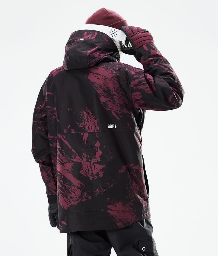 Dope Mojo Skijacke Herren Paint Burgundy, Image 8 of 11