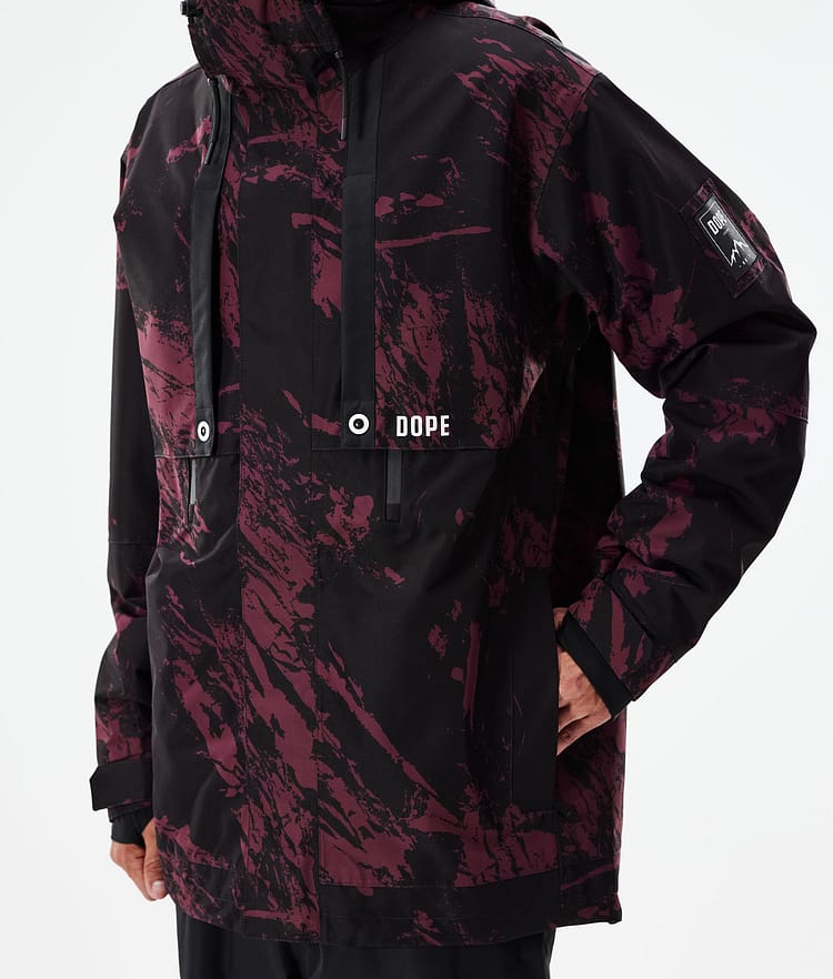 Dope Mojo Skijacke Herren Paint Burgundy, Image 9 of 11