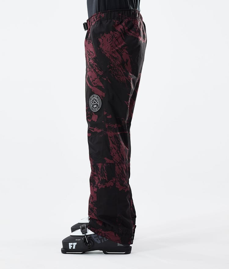 Dope Blizzard 21 Skihose Herren Paint Burgundy, Image 2 of 4