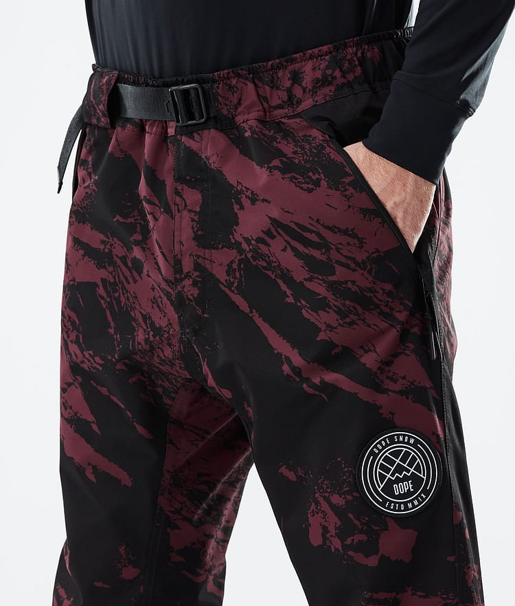 Dope Blizzard 21 Snowboardhose Herren Paint Burgundy, Image 4 of 4