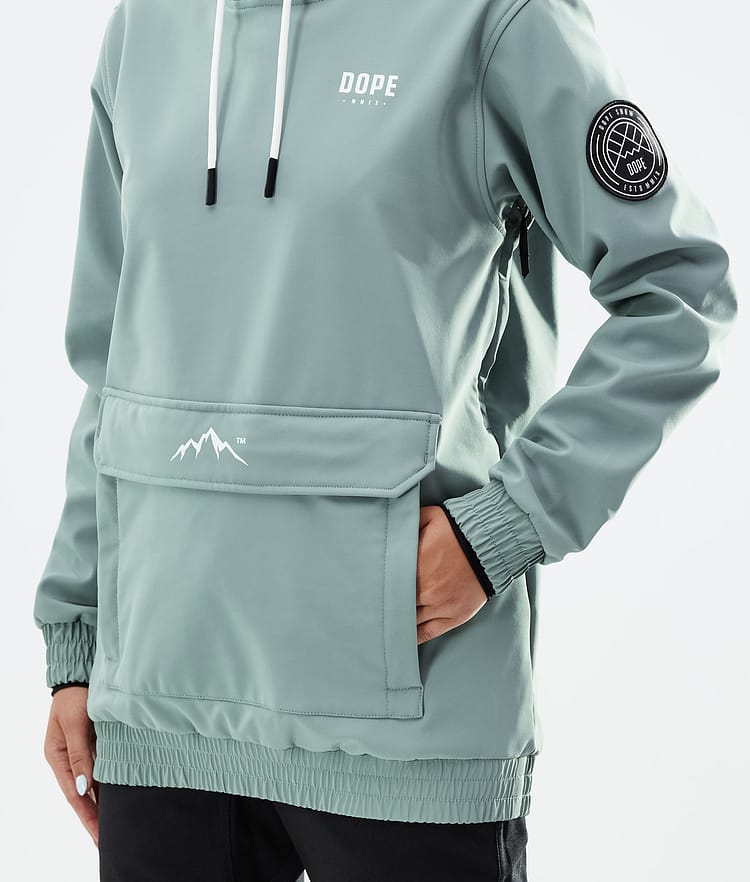 Dope Wylie W Snowboardjacke Damen Capital Faded Green, Image 9 of 10