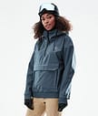 Dope Cyclone W 21 Skijacke Damen Metal Blue
