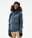 Dope Cyclone W 21 Snowboardjacke Damen Metal Blue