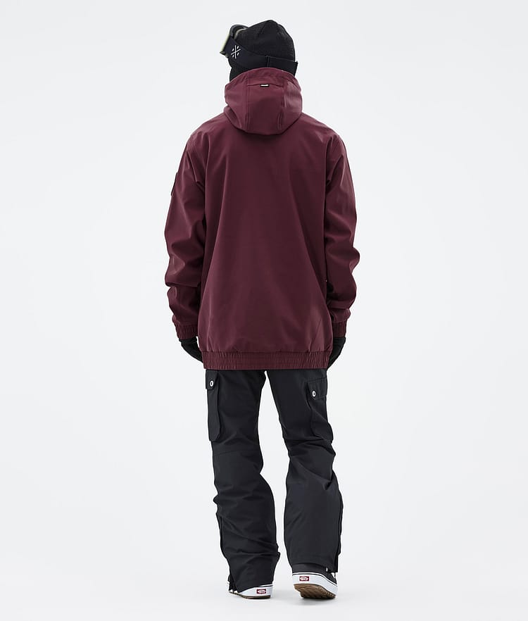 Dope Wylie Snowboardjacke Herren Patch Burgundy, Image 6 of 10