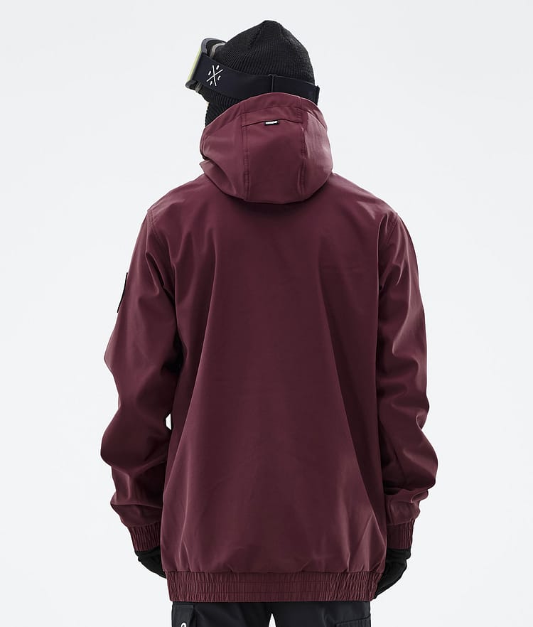 Dope Wylie Snowboardjacke Herren Patch Burgundy, Image 8 of 10