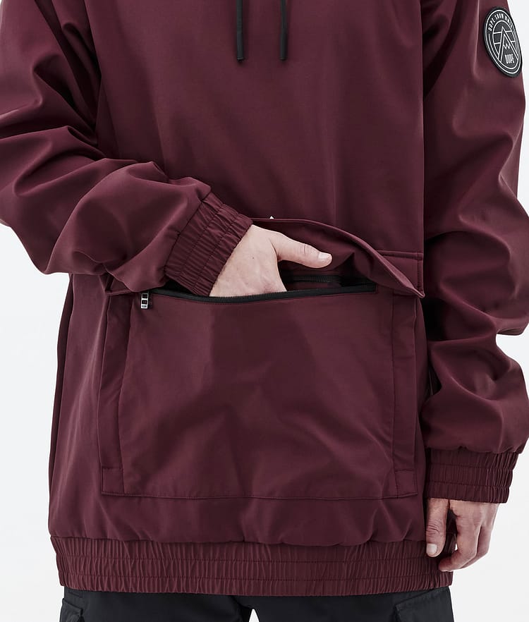 Dope Wylie Snowboardjacke Herren Patch Burgundy, Image 10 of 10