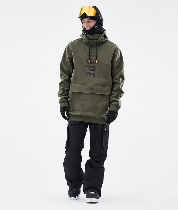 Dope Wylie Snowboardjacke Herren OG Olive Green, Image 3 of 9