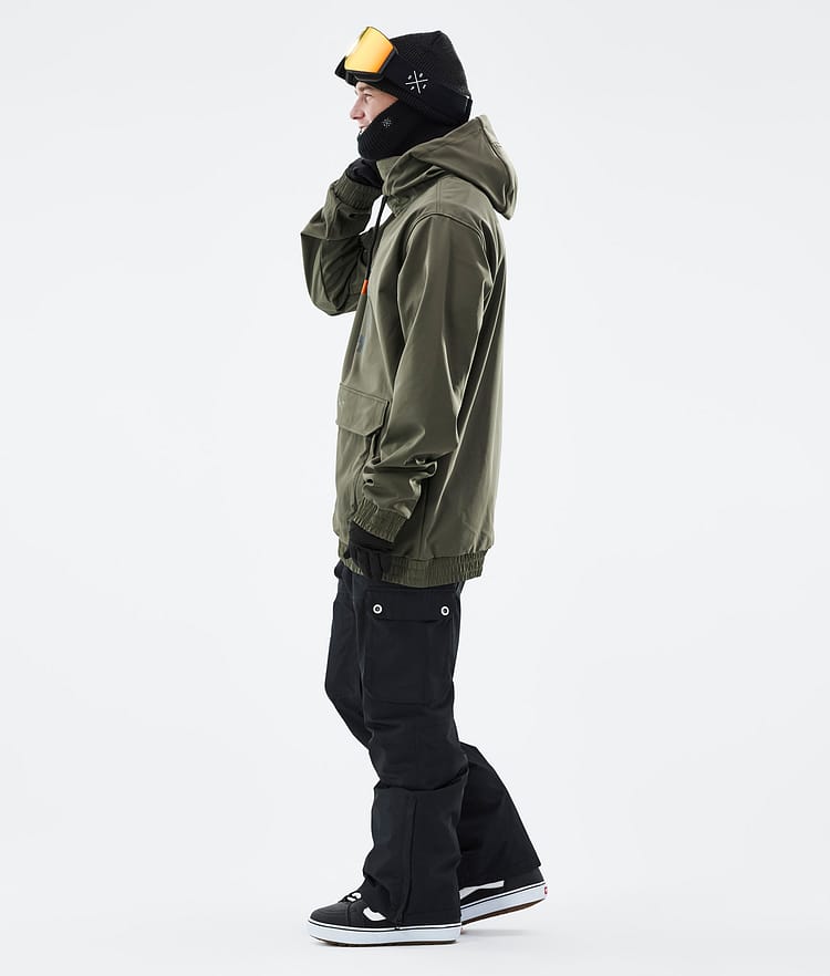 Dope Wylie Snowboardjacke Herren OG Olive Green, Image 4 of 9