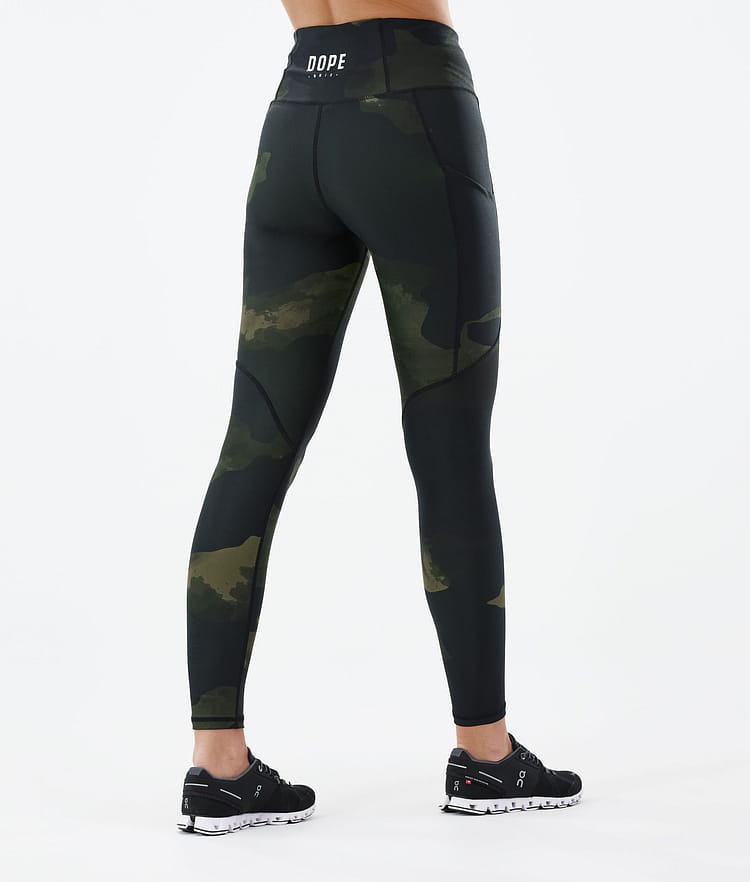Dope Lofty Tech 22 Leggings Damen Green Camo, Bild 2 von 8