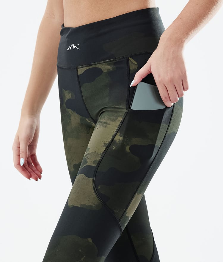 Dope Lofty Tech 22 Leggings Damen Green Camo, Bild 5 von 8