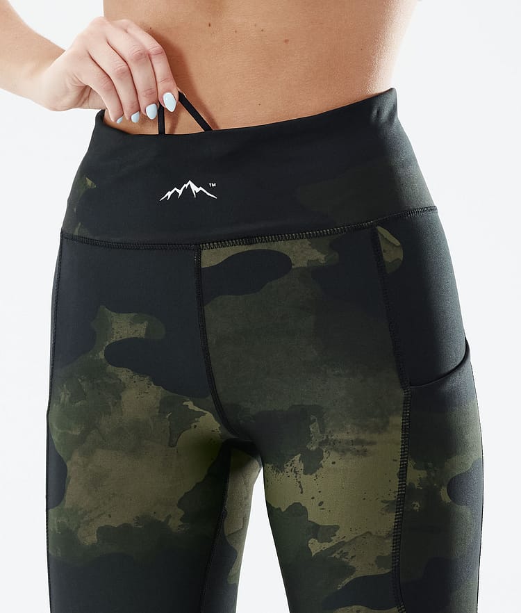 Dope Lofty Tech 22 Leggings Damen Green Camo, Bild 6 von 8