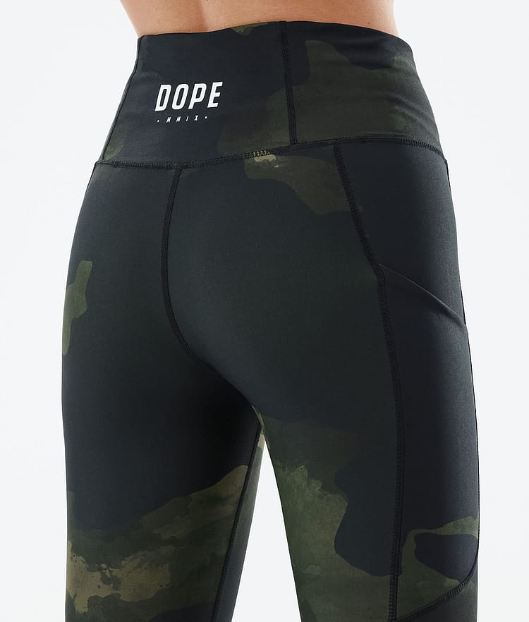 Dope Lofty Tech 22 Leggings Damen Green Camo, Bild 7 von 8