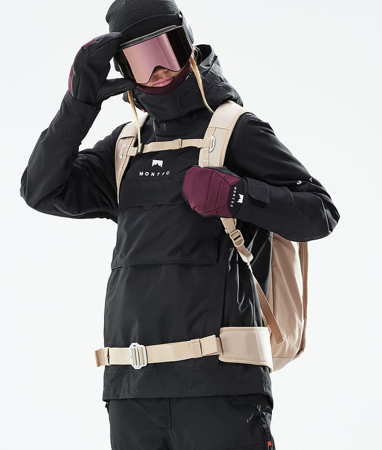 Montec Dune W 21 Snowboardjacke Damen Black, Image 3 of 11
