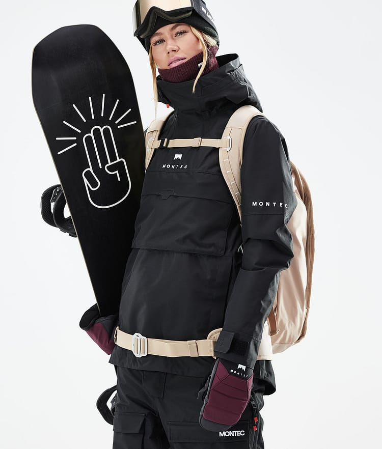 Montec Dune W 21 Snowboardjacke Damen Black, Image 4 of 11
