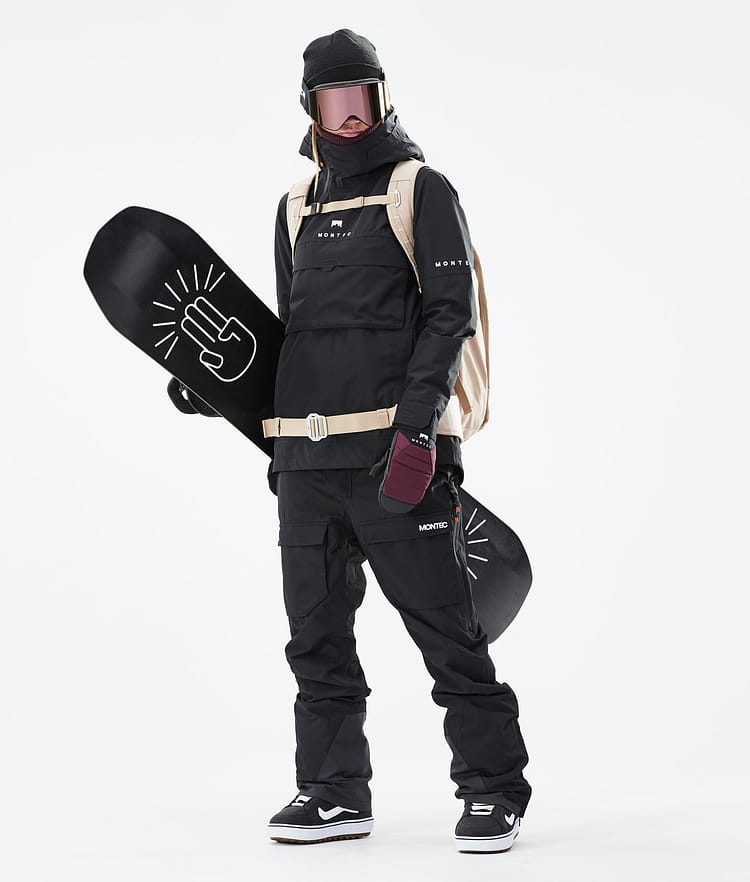 Montec Dune W 21 Snowboardjacke Damen Black, Image 5 of 11