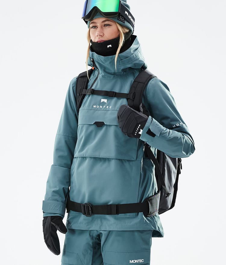 Montec Dune W 21 Snowboardjacke Damen Atlantic, Image 3 of 11