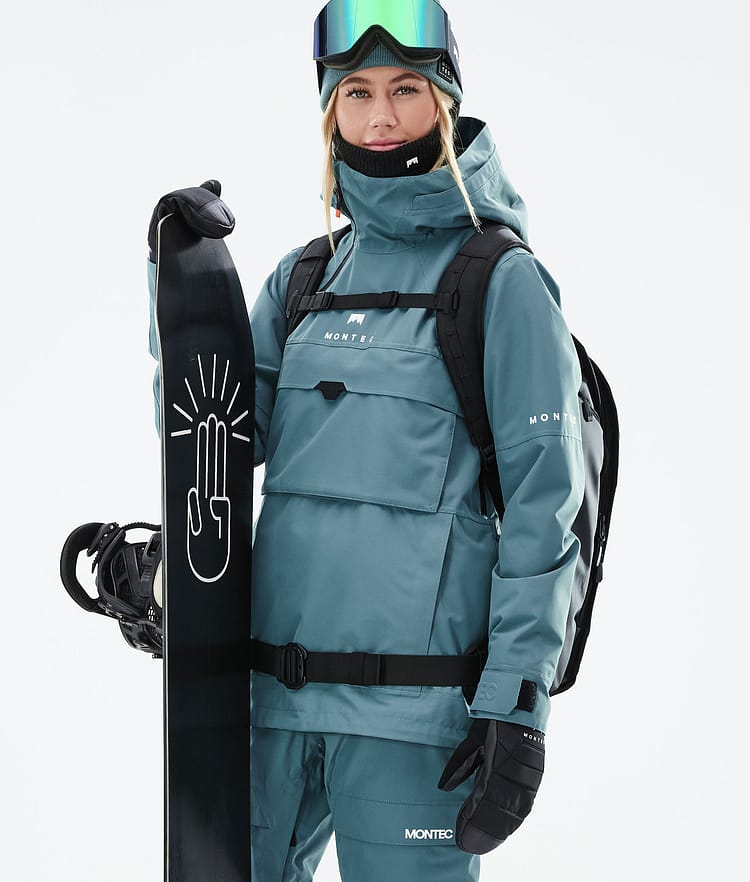 Montec Dune W 21 Snowboardjacke Damen Atlantic, Image 4 of 11