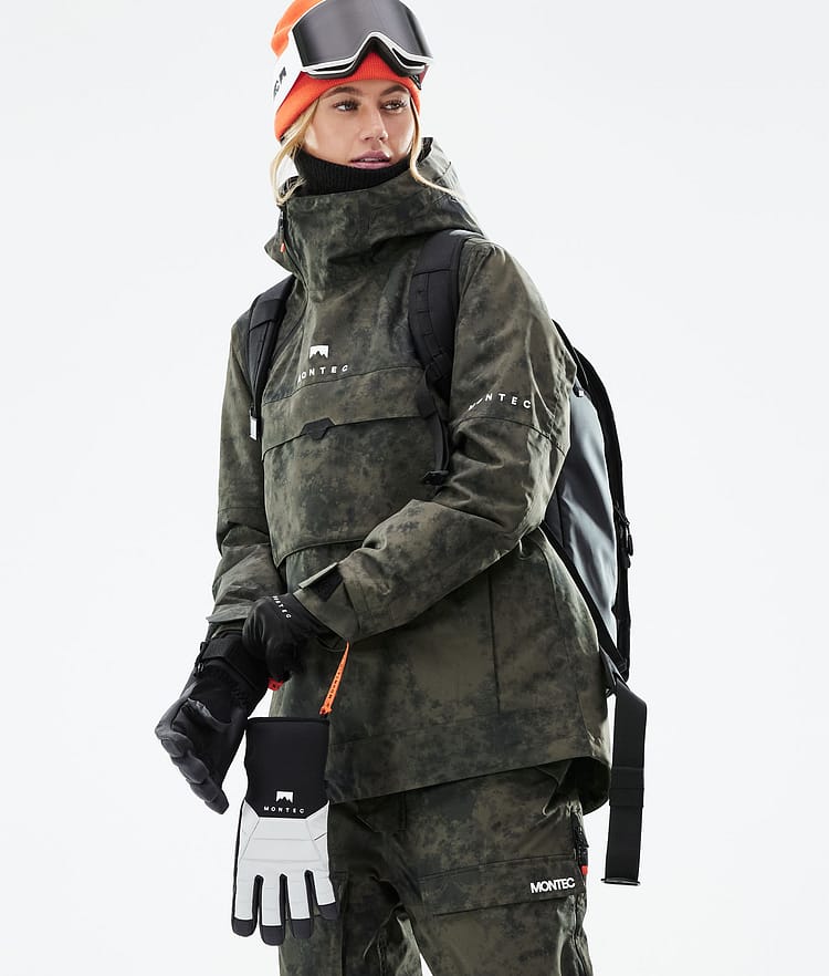 Montec Dune W 21 Snowboardjacke Damen Olive Green Tiedye, Image 2 of 11