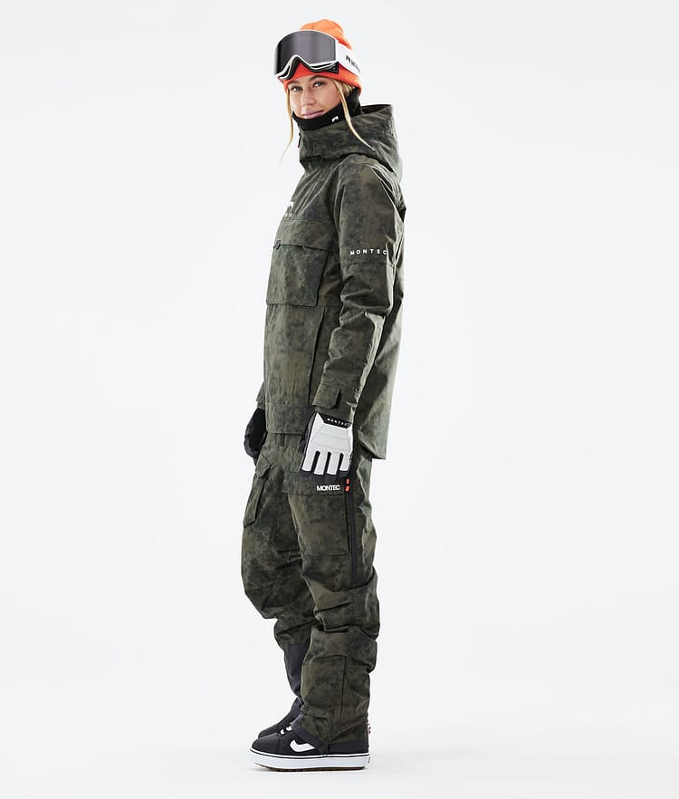 Montec Dune W 21 Snowboardjacke Damen Olive Green Tiedye, Image 6 of 11