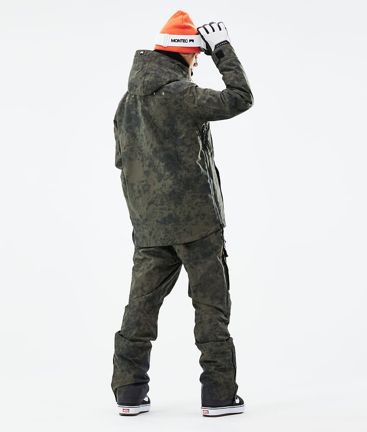 Montec Dune W 21 Snowboardjacke Damen Olive Green Tiedye, Image 7 of 11