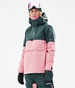 Montec Dune W 21 Snowboardjacke Damen Dark Atlantic/Pink
