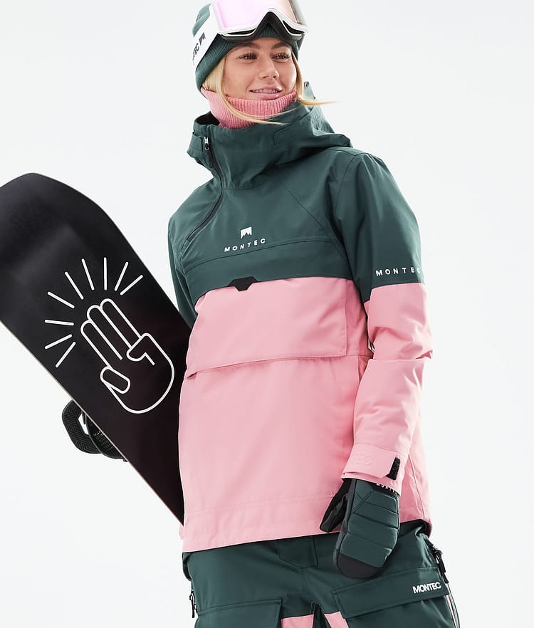 Montec Dune W 21 Snowboardjacke Damen Dark Atlantic/Pink, Image 2 of 10
