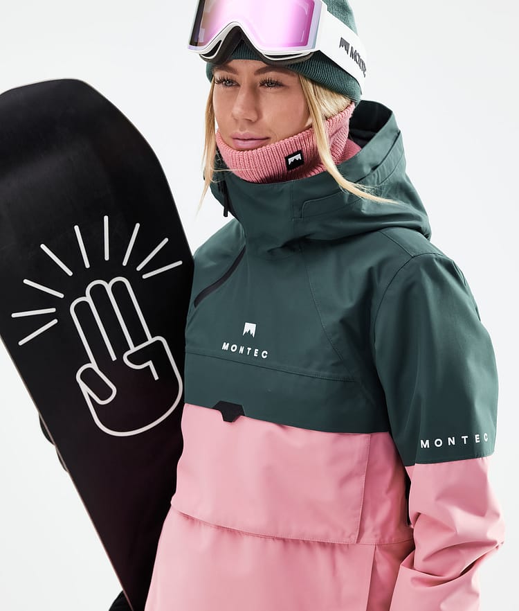 Montec Dune W 21 Snowboardjacke Damen Dark Atlantic/Pink, Image 3 of 10