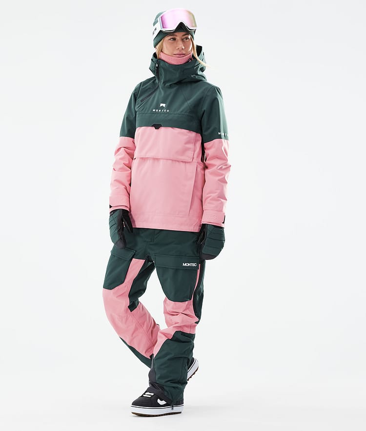 Montec Dune W 21 Snowboardjacke Damen Dark Atlantic/Pink, Image 4 of 10