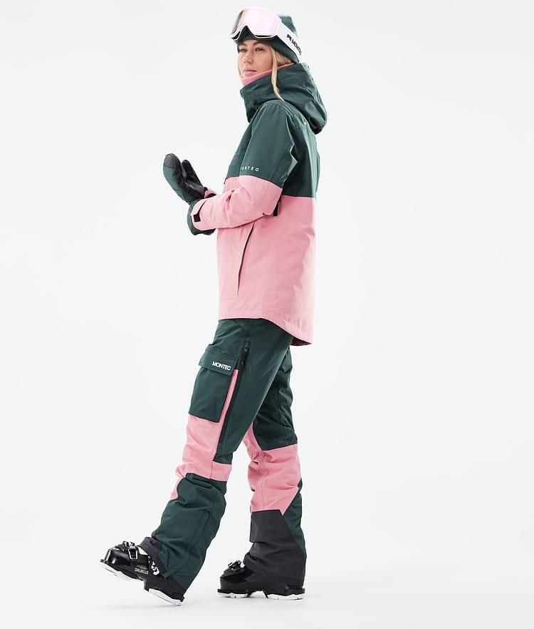 Montec Dune W 21 Skijacke Damen Dark Atlantic/Pink, Image 5 of 10