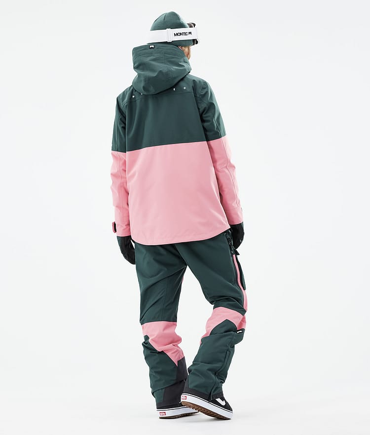 Montec Dune W 21 Snowboardjacke Damen Dark Atlantic/Pink, Image 6 of 10