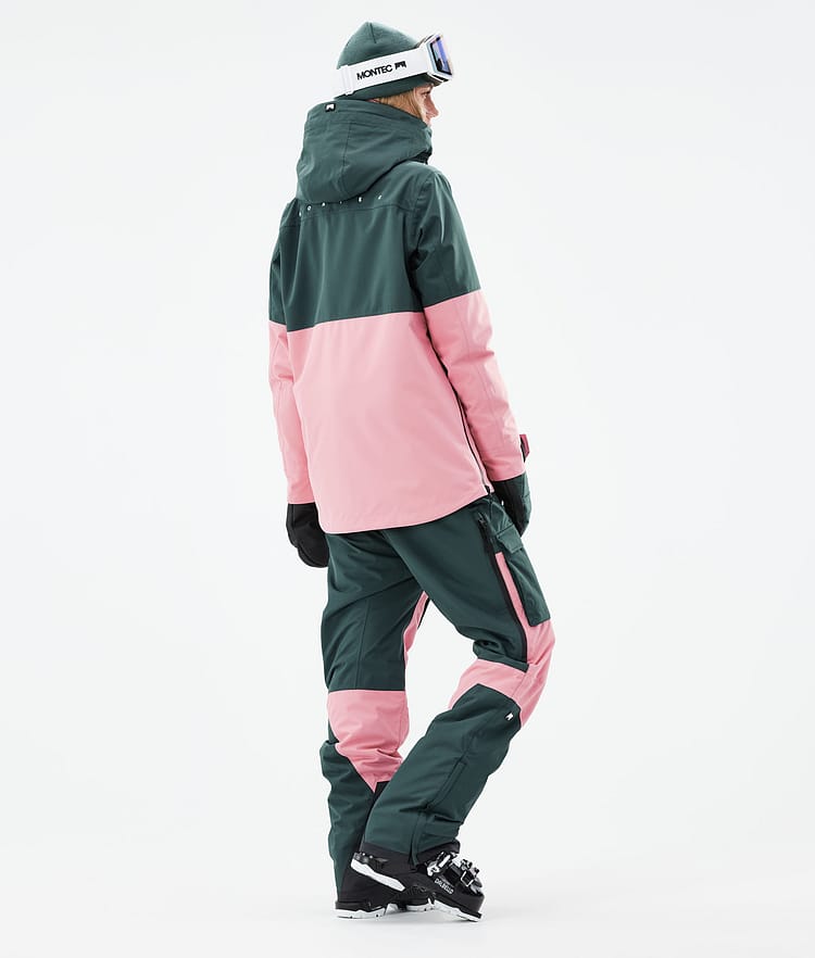 Montec Dune W 21 Skijacke Damen Dark Atlantic/Pink, Image 6 of 10