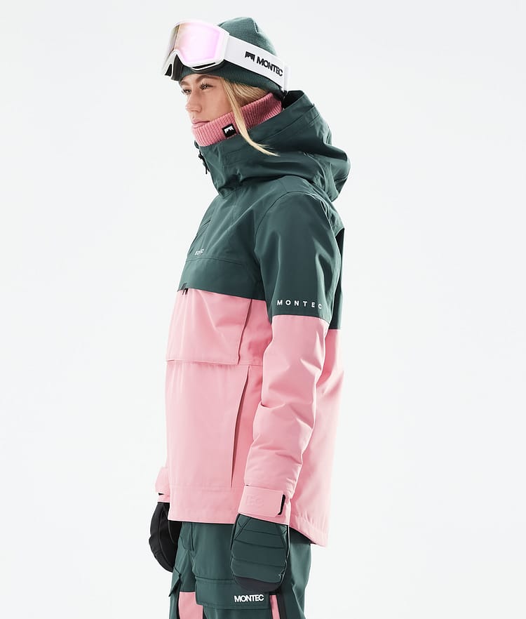 Montec Dune W 21 Skijacke Damen Dark Atlantic/Pink, Image 7 of 10