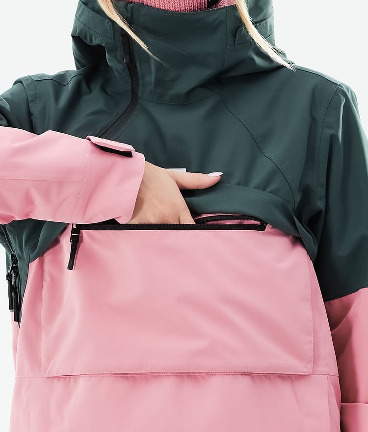 Montec Dune W 21 Snowboardjacke Damen Dark Atlantic/Pink, Image 10 of 10