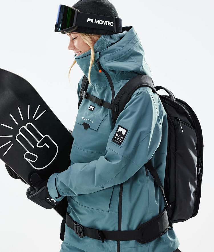 Montec Doom W 21 Snowboardjacke Damen Atlantic, Image 4 of 14