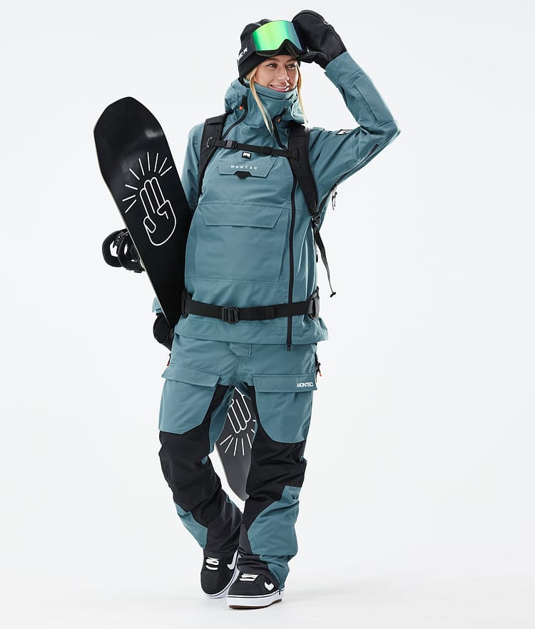 Montec Doom W 21 Snowboardjacke Damen Atlantic, Image 6 of 14